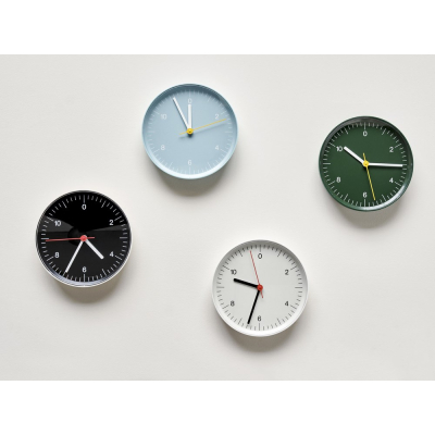                             Nástenné hodiny Wall clock Black 26 cm                        