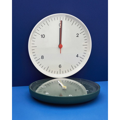                             Nástenné hodiny Wall clock White 26 cm                        