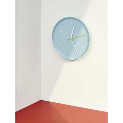                             Nástěnné hodiny Wall clock Light Blue 26,5 cm                        