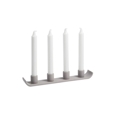                             Adventní keramický svícen NYE Light Grey                        