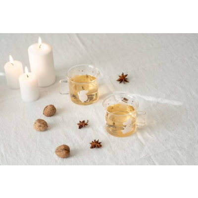                             Skleněný hrnek Sparkling Stars 3,7 dl                        