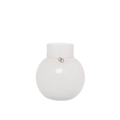 Skleněná váza Ernst White 14 cm                    