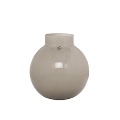Skleněná váza Ernst Beige 22 cm                    