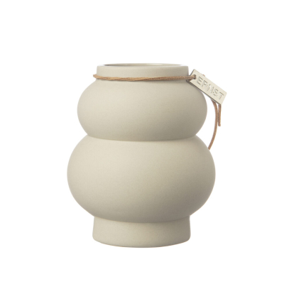 Kameninová váza Stengods Beige 21,5 cm                    