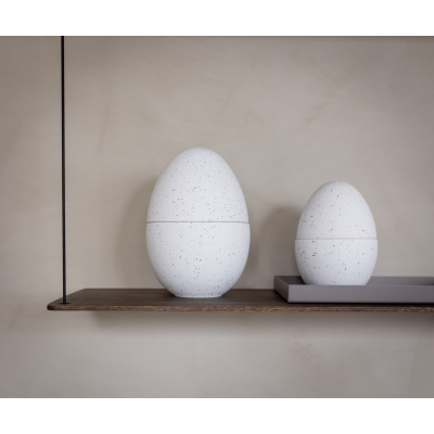                             Velikonoční dóza Bonbonniere White Mud 14 cm                        