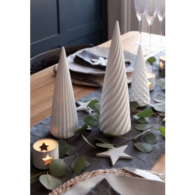                            Porcelánový stromeček Airdrie White 25 cm                        