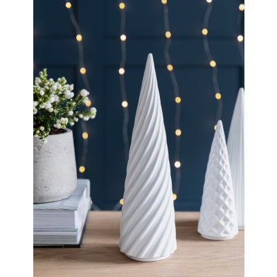 Porcelánový stromeček Airdrie White 30 cm                    