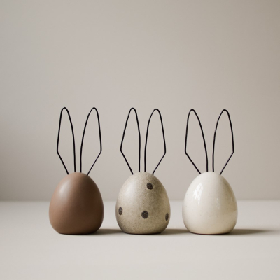                             Velikonoční dekorace zajíček Hare Nougat 18 cm                        