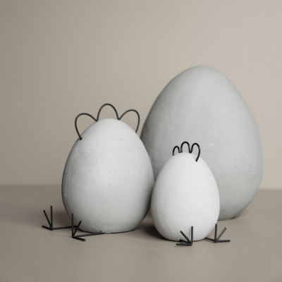                             Velikonoční dekorace Heavy Hen Concrete 23 cm                        