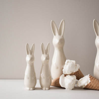                             Velikonoční dekorace Swedish Rabbit Vanilla 17 cm                        