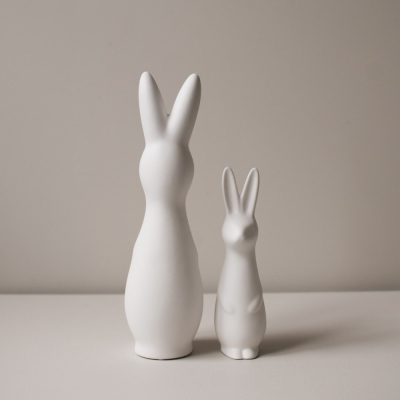                             Velikonoční dekorace Swedish Rabbit White 17 cm                        