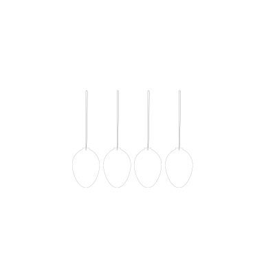 Velikonoční dekorace Deco Egg White - set 4 ks                    