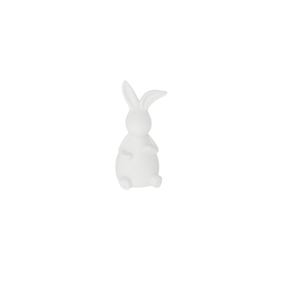Veľkonočná dekorácia zajačik Emilia White 14 cm                    
