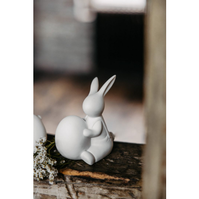                             Veľkonočná dekorácia zajačik Otto White 10 cm                        