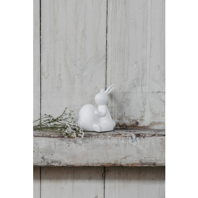                            Veľkonočná dekorácia zajačik Otto White 10 cm                        