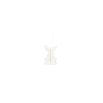                             Veľkonočná papierová dekorácia zajačik Nils White                        