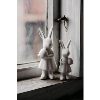                             Veľkonočná dekorácia zajačik Alice White 15 cm                        