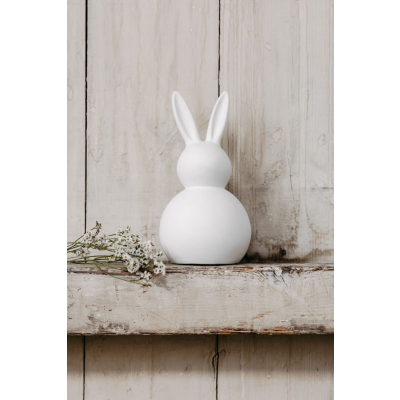 Veľkonočná dekorácia zajačik Tore White 18 cm                    