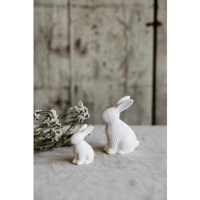                             Velikonoční dekorace zajíček Arthur White 8 cm                        