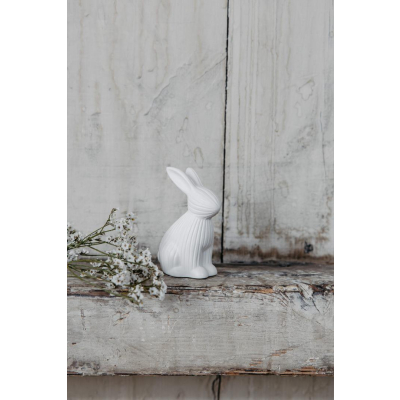                             Veľkonočná dekorácia zajačik Arthur White 8 cm                        