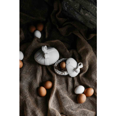                             Velikonoční dekorace vajíčko Lundby White 11 cm                        