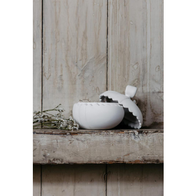                             Velikonoční dekorace vajíčko Lundby White 11 cm                        