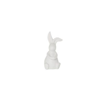 Velikonoční dekorace zajíček Elias White 12 cm                    