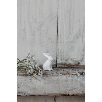                             Veľkonočná dekorácia zajačik Arthur White 5 cm                        