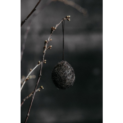 Velikonoční vajíčko Ullas Dark Brown 5 cm                    