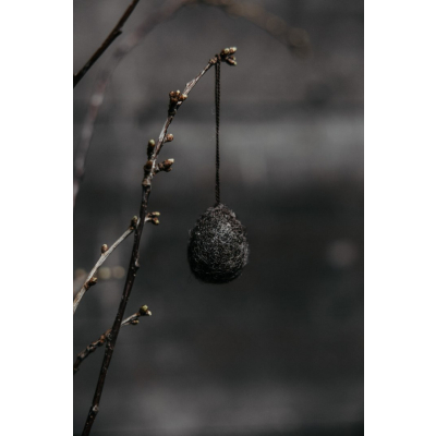 Velikonoční vajíčko Ullas Dark Brown 3 cm                    