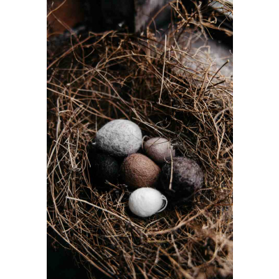                             Velikonoční vajíčko Ullas Black 3 cm                        