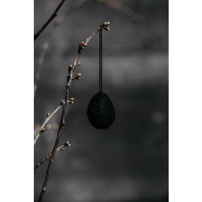 Velikonoční vajíčko Ullas Black 3 cm                    