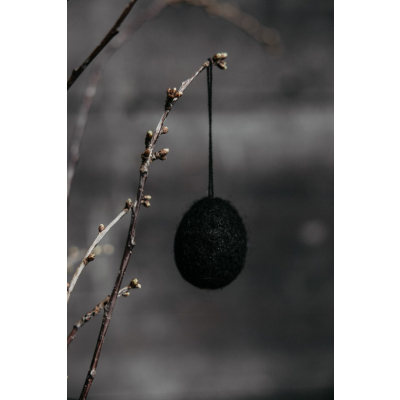 Velikonoční vajíčko Ullas Black 5 cm                    