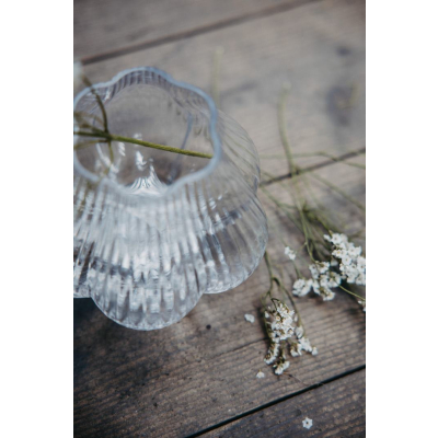                             Skleněná váza Flora Angshult Clear 13 cm                        