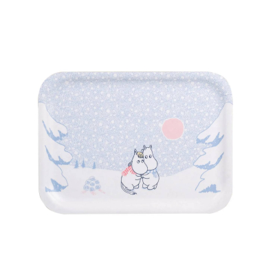 Servírovací tác Moomin Let It Snow 27x20 cm                    