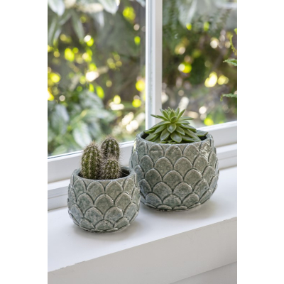                            Obal na květináč Artichoke Aqua 20 cm                        