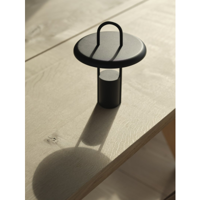                             Přenosná LED lampa Pier Black 25 cm                        