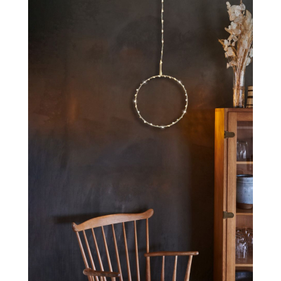                             Svítící dekorace Liva Circle Silver 20 cm                        