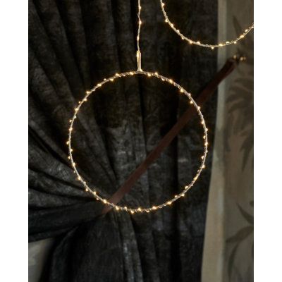                             Svítící dekorace Liva Circle Silver 25 cm                        