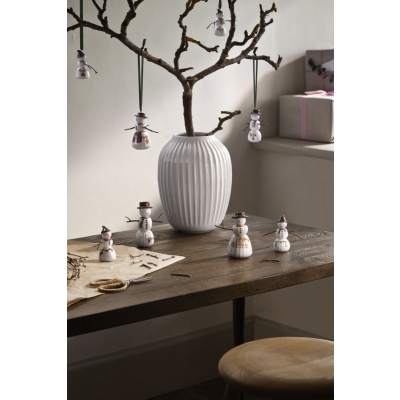                            Vánoční porcelánová dekorace Snowman 11,5 cm                        