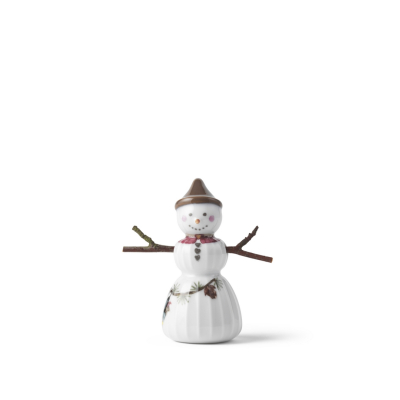                             Vánoční porcelánová dekorace Snowgirl 8 cm                        