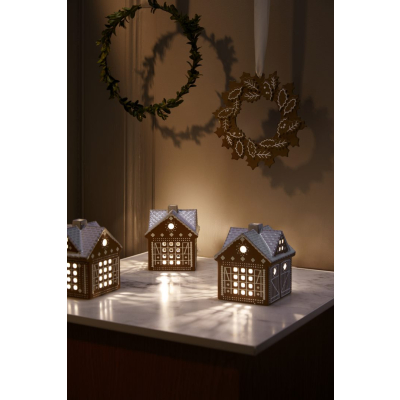                             Vánoční věnec Gingerbread Garland 18,5 cm                        