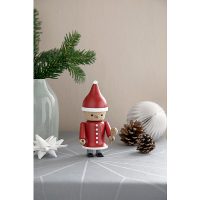                             Vánoční dřevěná figurka Mary s vařečkou                        