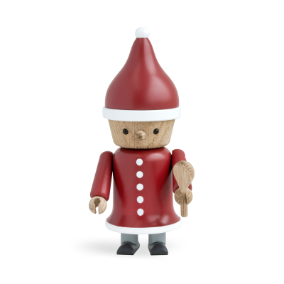 Vánoční dřevěná figurka Mary s vařečkou                    