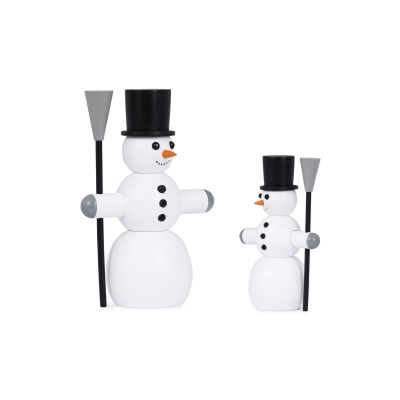                             Vánoční dřevěná figurka Snowman Small                        