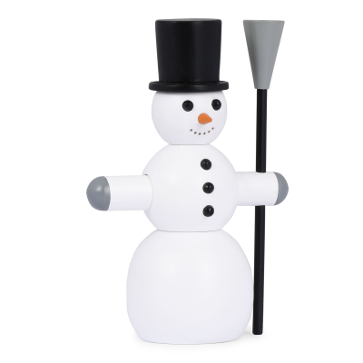                             Vánoční dřevěná figurka Snowman Small                        