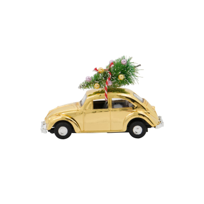 Vánoční autíčko Xmas Car Mini Golden                    