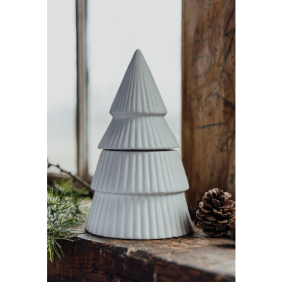 Vánoční dóza Skogsvik White 19 cm                    