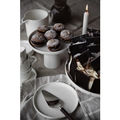                             Porcelánový podnos na dort Ernst Vanilla 20 cm                        