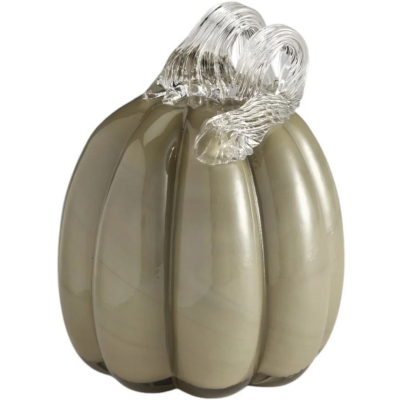 Skleněná dekorace Pumpkin Khaki 14 cm                    